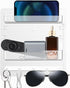 Epritliber Bedside Wall Mount Organizer,Bedside Wall Shelf Accessories Floating Shelves Stick On for