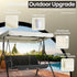 75" 52" 1.90m 1.32m 2 Flexzion Replacement Canopy for Outdoor Swing - x / x Seat Bench Glider Swings Shade Fabric UV
