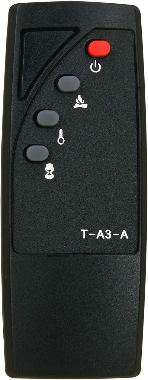 Replacement for Twin Star ClassicFlame Classic Flame Dura flame Fireplace Stove Heater Infrared Remote Control 18EF023GRA 18EF023SRA 23EF023GRA 23EF023SRA 25EF023GRA 26EF023GRA 18EF022GRA (T-A3-A)