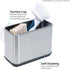 Kitchen Details Cup Sponge Holder/Basket - Space-Saving Stainless Steel Suction Sink Caddy for Kitchen or Bathroom
