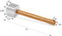 New Star Foodservice 36398 Wood Handle Aluminum Meat Tenderizer/Mallet, 13-Inch Overall
