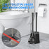 LOVLOY Brush,2 Pack Set 2-in-1 5.3-inch Toilet Plunger and Bowl Brush and Heavy Duty Toilet Plunger with Ventilated