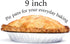 9" Aluminum Foil Pie Tins (25 Pack) - Disposable Round Foil Pans for Baking, Cooking, Freezer Safe, Perfect for Quiche,