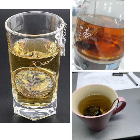OXT 2PCS Premium Tea Infusers for Loose Leaf Tea - Upgraded Tea Strainers and Tea Balls for Flavoring Herbal Spices