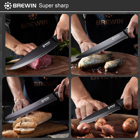 Set, Set, Set Set, Knife Brewin Kitchen Knife Knives for Kitchen, Universal Knife Block, Utility Knife Block New Home