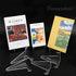 Framendino 20 Pack Triangle Acrylic Easel Stands for Display, Mini Picture Frame Holders for Home Decor