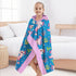 35" 60" 3-10 Swimming Axolotl Hooded Beach Towel for Boy, x Ocean Design Kids Poncho Bath Towel for Toddler, Blue