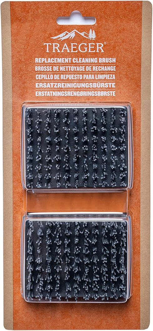 Traeger Grills BAC599 Replacement BBQ Cleaning Brush Head (2 Pack) for Traeger