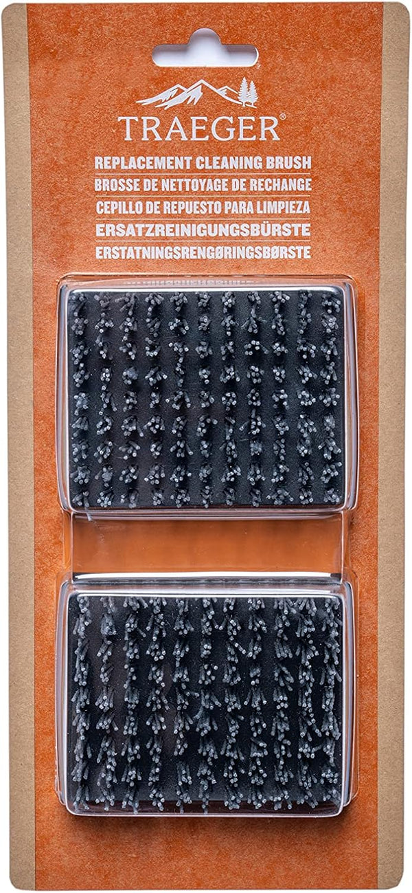 Traeger Grills BAC599 Replacement BBQ Cleaning Brush Head (2 Pack) for Traeger