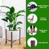 8 9 10 11 12 inch Aripark Plant Stand Indoor Adjustable, Metal Modern Plant Stands, Small Heavy Duty Stable Pot Flower