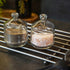 Glass Salt and Pepper Containers with Glass Lid, 2 Pcs Multipurpose Tomato, Avocado, Onion Keeper for Fridge Storage