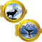 2 Pcs Alaska Cruise Door Decoration Magnets - Refrigerator Essentials for Cruise Ship Cabin Gift