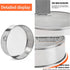 8 Inch Flour Sifter Tamis, Stainless Steel Flour Sieve for Baking Cake, Bread with Dough Scraper