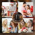 Set 4-Temperature Setting Coffee Mug Warmer & Mug for desk, Smart Auto Shut Off Electric Cup Warmer for Office & Home