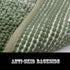 COSY HOMEER 28x18 Inch Bath Rugs, 100% Polyester Extra Soft Non-Slip Bathroom Mats, Machine Washable, Green