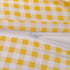 Set Cover(2PCS,Twin) NSNLGSGC Yellow Gingham Duvet Cover Twin, Grid Simple Geometric Square Pattern Comforter
