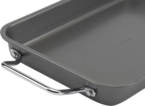 Goodcook Everyday Nonstick Steel Broiler Pan, 7" x 11", Gray
