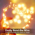 Olafus 16 Pack Christmas Fairy Lights, Battery Operated Warm White, 20 LED Copper Wire 7ft, IP68 Waterproof for Party