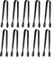 10 Pack Small Ice Tongs, Stainless Steel Mini Serving Appetizers Tongs for Party Kitchen