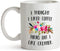 YouNique Designs I Thought I Liked Coffee Turns Out I Like Creamer Mug, 11 Ounces, Funny Coffee Mug