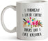 YouNique Designs I Thought I Liked Coffee Turns Out I Like Creamer Mug, 11 Ounces, Funny Coffee Mug