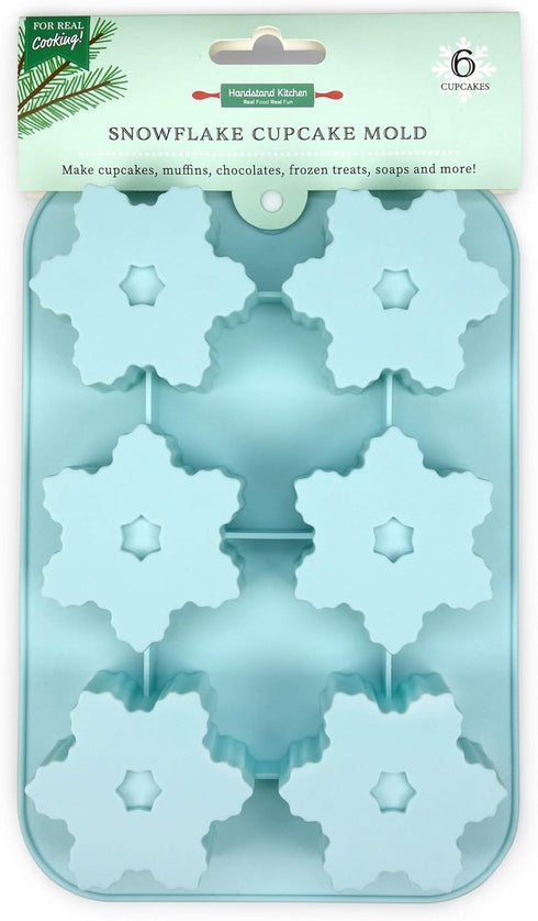 Handstand Kitchen Winter Wonderland Snowflake Shaped Cupcake Mold