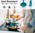 HOTEC BPA Free Heat Resistant Silicone Spatula Set, Kitchen Utensils for Baking Cooking Mixing, Non Stick Cookware (Set
