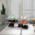 Xerhnan 3-Tier Closet(White) Stackable Small Shoe Rack, Lightweight Shoe Shelf Storage Organizer for Entryway, Hallway