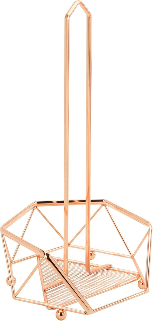 Countertop 1 Kitchen Details Geode Paper Towel Holder | | Free Standing | Holds Large Roll | Rust Resistant |