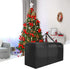 Christmas Tree Storage Bag,Tree Storage Bag 12ft Artificial Disassembled Trees,Heavy Duty Xmas Holiday Tree Bag with Durable Handles & Dual Zipper (Black 68x30x20in) by DNIEBW