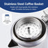 Elite Gourmet EC008 Classic Coffee Percolator, 8-Cup, Stainless Steel, Glass Knob, Cool-Touch Handle