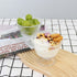 Set 8, 9 oz (8) Vintage Glass Dessert Bowls, Dessert cups of Sundae Cups for Ice Cream, Fruit, Pudding, small snacks