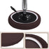 UXCell Round Bar Stool Covers with Elastic Bands - Brown Seat Cushions for Chairs