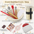 krhhchi Sourdough Starter Kit, Sourdough Bread Baking Supplies with Bread Proofing Basket, Starter Jar, Bread Making
