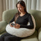 MIJIMO Gaming Crochet Pillow for Lap Support Lap Desk Pillow Setting in Bed