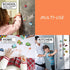 WISESTAR 26PCS Transports Rubber Fridge Magnets for Kids - Aircraft, Boat, Vehicle, Educational Toy Tool
