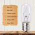 8206232A Microwave Light Bulb, T8 25W Appliance Light Bulb Replacement for 8206232A, 6Pack