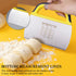YGDZ Dough Scraper Chopper 2 Pcs, Stainless Steel Dough Cutter with Grip, Multipurpose Food Scraper for Baking