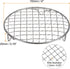 Round Cooking Rack 6-inch 201 Stainless Steel Cross Wire Barbecue Grill Net with 20mm Legs for Cooking Baking Steaming BBQ