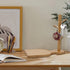 Wood Key Tray with 3 Stand Branch Vertical, Modern Cat Tray for Entryway Table, Valet Organizer for Livingroom, Bedroom