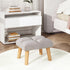 15.74" D11.81" W10.62" UHBD032G YMYNY Footstool, Small Ottoman Stool Chair with Wooden Legs, Modern Padded Sofa Seat