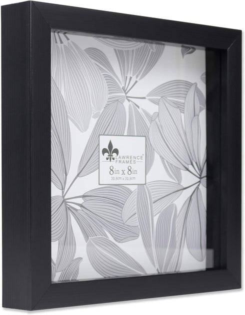 Lawrence Frames 785088 Black Shadow Box Frame, 8x8
