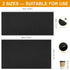 Dish Drying Mats for Kitchen Counter, Waterproof Coffee Mat Under Sink for Countertop Accessories (Black, 12"*19")