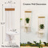 Set 2, Homemory Wall Sconces Candle Holder of Farmhouse Wooden Rustic Wall Decor for Living Room, Dining Room, Bedroom