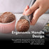 New Star Foodservice 7006957 Commercial Ice Cream Dipper Scoop, Yellow, 3-oz Size 12 (Hand Wash Only)