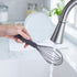 GreenPan Silicone Whisk, Heat-Resistant Mixing Kitchen Utensil, Flexible Rubber Nonstick Cookware, Gray