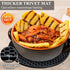 Walfos Silicone Trivet Mats - 4 Heat Resistant Pot Holders, Non-Slip Hot Pads for Kitchen, Food Grade Silicone