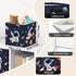 3 Closet 11.8x11.8x11.8 Clastyle pcs Cosmic Space Cube Storage Unit Bin with Metal Frame Stars Kallax Box for Shelves