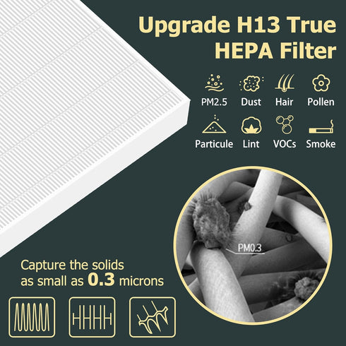 Improvedhand C535 Filter Replacement: 115115 Compatible with Winix Plasmawave Air Purifier Models, 2 Pack
