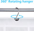 30 Closet MISSLO Large Pockets Dual Sided Hanging Baby Shoe Organizer for with Rotating Hanger Hanging Shoe Shelves